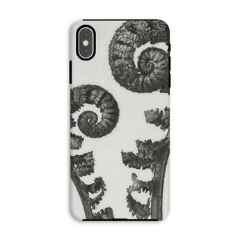 Aspidium Filix Mas (shield Fern Fronds) - Karl Blossfeldt Phone Case Iphone Xs Max / Matte Fern-patterned Phone Case Karl Blossfeldt,