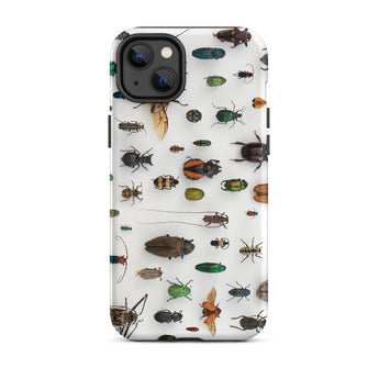 Assorted Coleoptera - Beetle Taxonomy Iphone Case, 14 Plus / Matte, Bug-patterned Phone Case