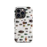 Assorted Coleoptera - Beetle Taxonomy Iphone Case, 14 Pro / Matte, Bug-patterned Phone Case