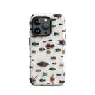 Assorted Coleoptera Beetle Taxonomy Iphone Case, 15 Pro / Matte, Bug Patterned Phone Case