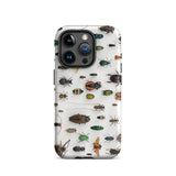 Assorted Coleoptera - Beetle Taxonomy Iphone Case, 15 Pro / Matte, Bug-patterned Phone Case