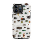 Assorted Coleoptera Beetle Taxonomy Iphone Case, 15 Pro Max / Matte, Bug Patterned Phone Case