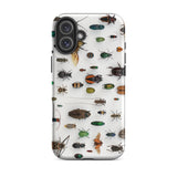Assorted Coleoptera - Beetle Taxonomy Iphone Case, 16 Plus / Matte, Bug-patterned Phone Case