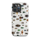 Assorted Coleoptera Beetle Taxonomy Iphone Case, 16 Pro Max / Matte, Bug Patterned Phone Case