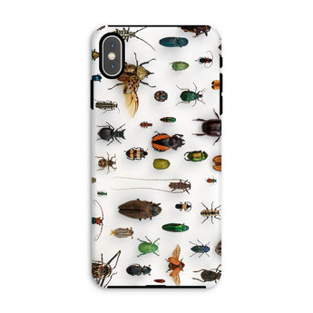 Assorted Coleoptera - Beetle Taxonomy Iphone Case, Xs Max / Matte, Bug-covered Phone Case
