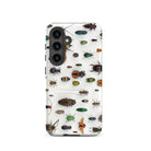 Assorted Coleoptera Beetle Taxonomy Samsung Case, Galaxy S24 / Matte, White Phone Case Collection Insect Species
