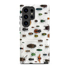 Assorted Coleoptera Beetle Taxonomy Samsung Case, Galaxy S24 Ultra / Matte, Phone Case Pattern Pinned Insects