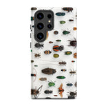 Assorted Coleoptera - Beetle Taxonomy Samsung Case, Galaxy S24 Ultra / Matte, Phone Case Pattern Pinned Insects