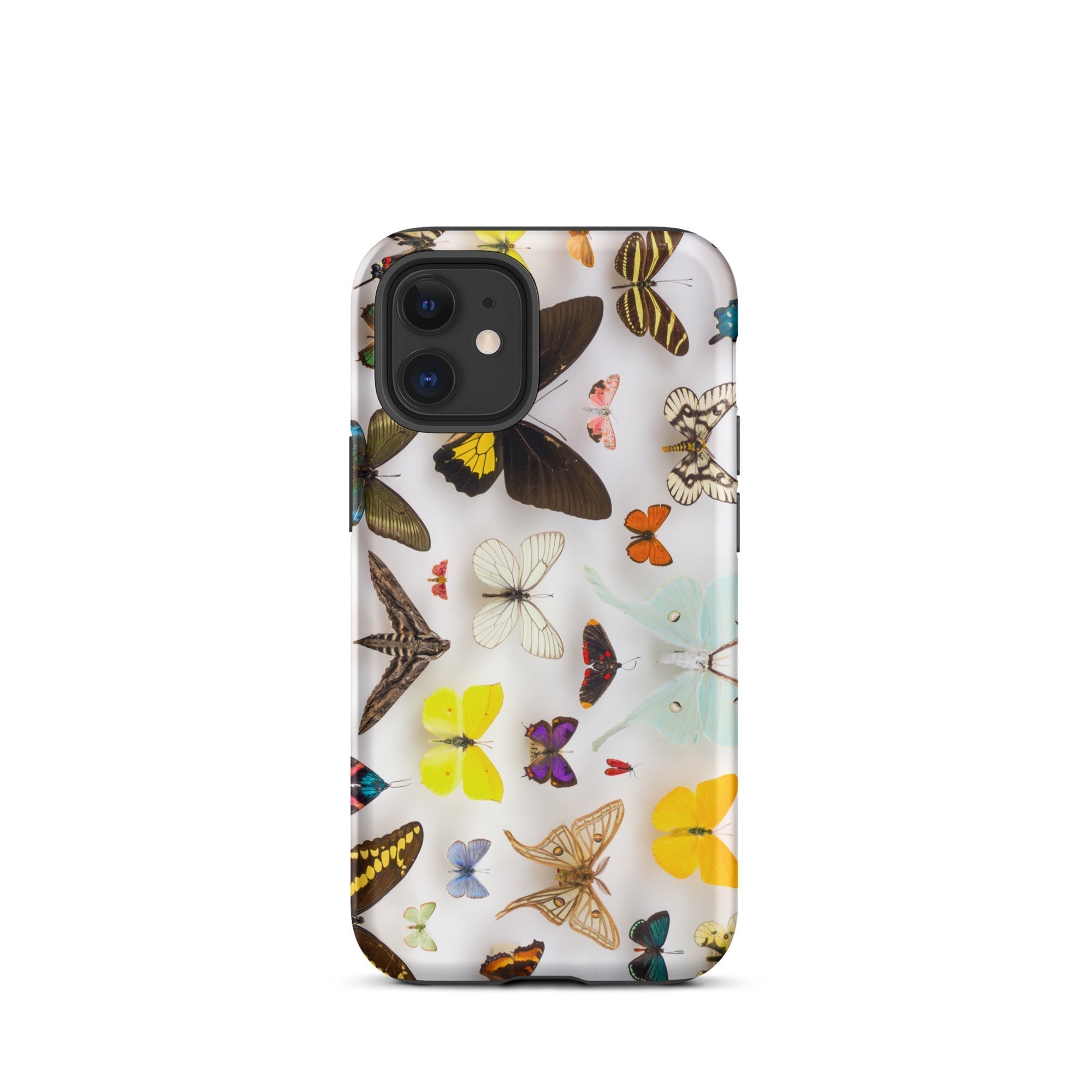 Assorted Lepidoptera Butterfly Taxonomy Iphone Case, 12 Mini / Matte, Butterfly Patterned Phone Case