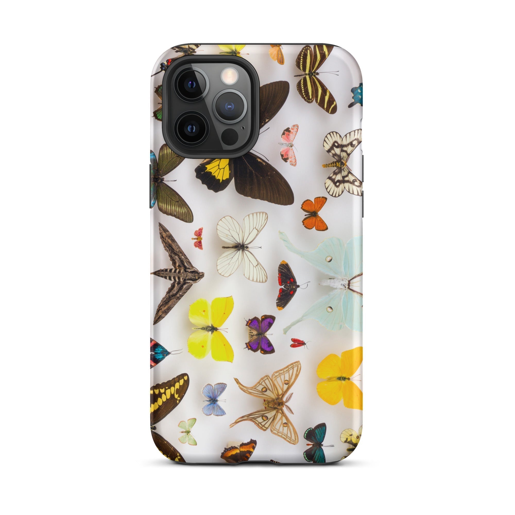 Assorted Lepidoptera Butterfly Taxonomy Iphone Case, 12 Pro Max / Matte, Butterfly Patterned Phone Case