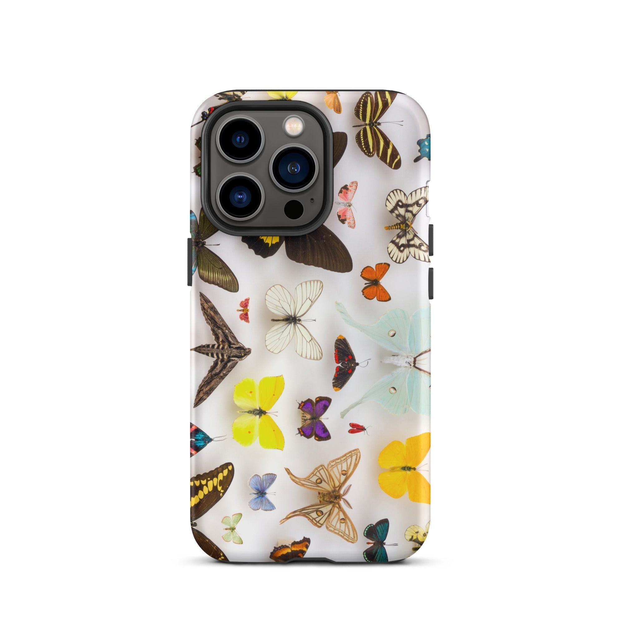 Assorted Lepidoptera Butterfly Taxonomy Iphone Case, 13 Pro / Matte, Butterfly Patterned Phone Case