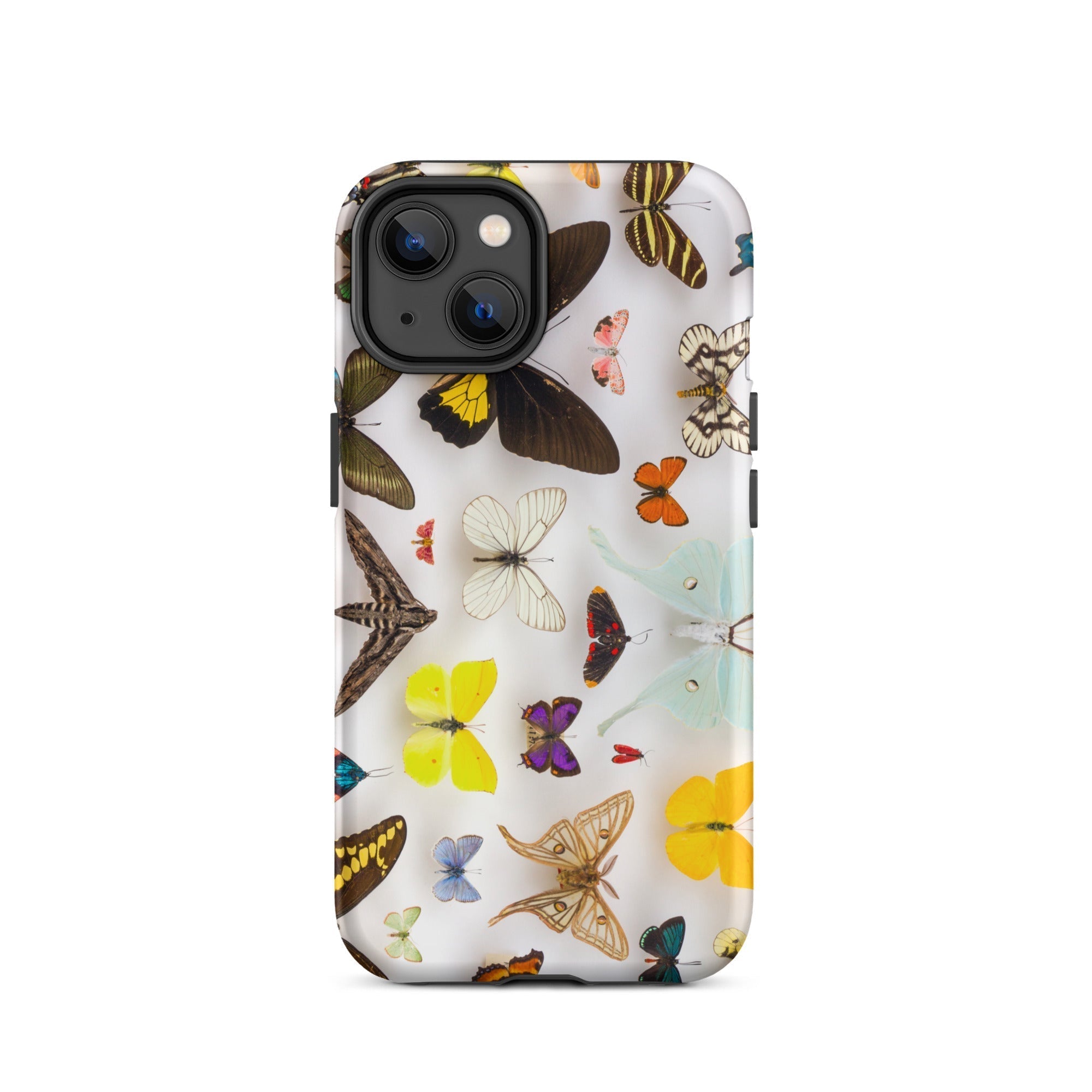 Assorted Lepidoptera Butterfly Taxonomy Iphone Case, 14 / Matte, Butterfly Patterned Phone Case
