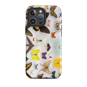 Assorted Lepidoptera - Butterfly Taxonomy Iphone Case, 16 Pro Max / Matte, Butterfly-patterned Phone Case
