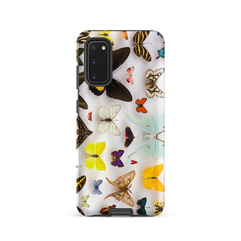 Assorted Lepidoptera - Butterfly Taxonomy Phone Case, Samsung Galaxy S20 / Matte, Mobile Cases, Toby Leon