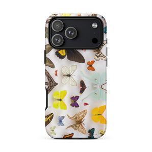 Assorted Lepidoptera - Butterfly Taxonomy Phone Case Iphone 17 Pro Max / Matte Iphone 12 Pro Max Case Butterfly Design White Tiger Stripes