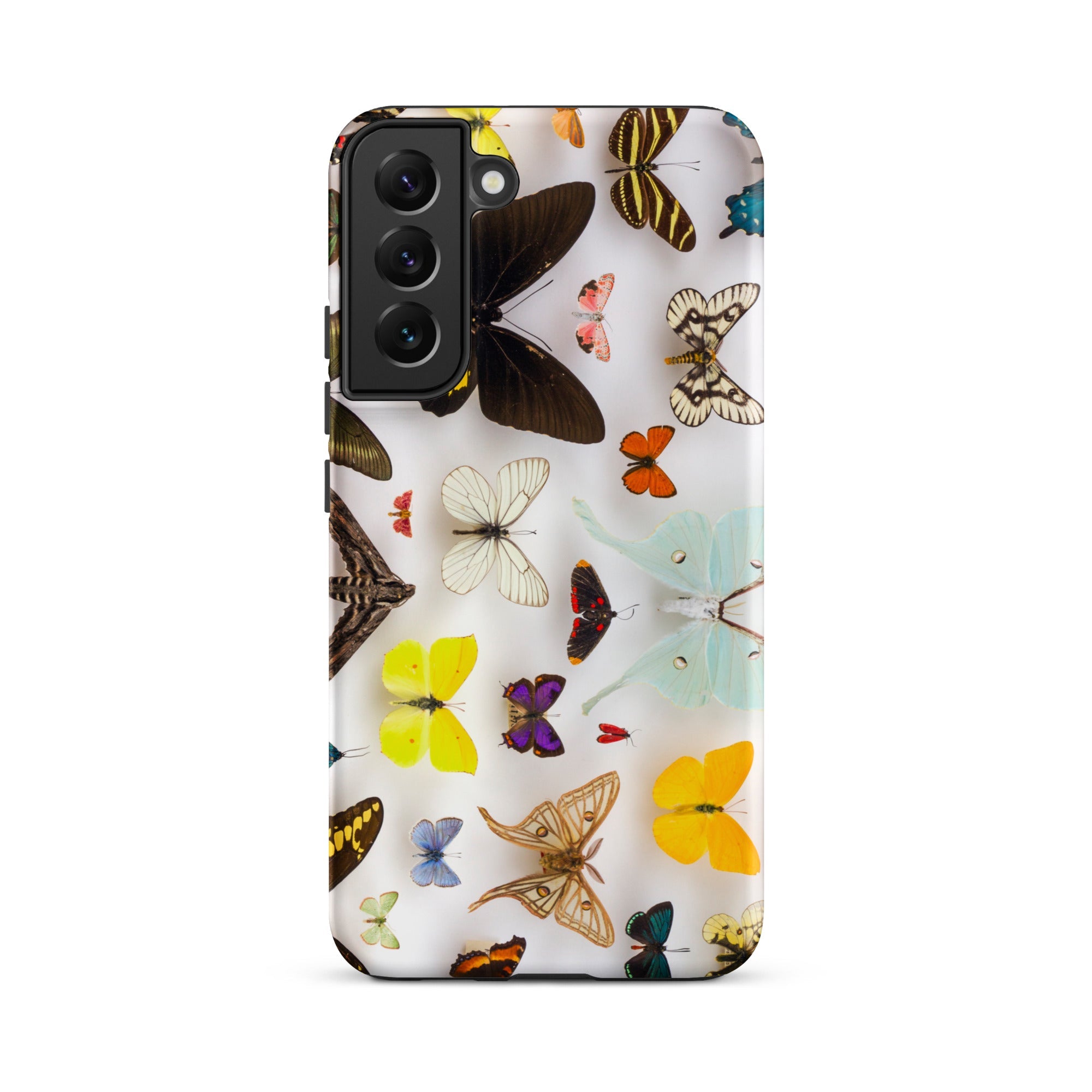Assorted Lepidoptera Butterfly Taxonomy Sasmung Case, Samsung Galaxy S22 Plus / Matte, Smartphone Case Butterfly Pattern