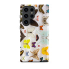 Assorted Lepidoptera Butterfly Taxonomy Sasmung Case, Samsung Galaxy S23 Ultra / Matte, Phone Case Vibrant Butterfly Collection Design