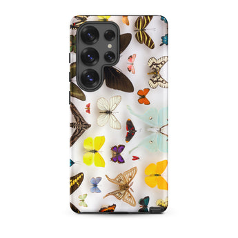 Assorted Lepidoptera - Butterfly Taxonomy Sasmung Case, Samsung Galaxy S25 Ultra / Matte, Smartphone Case Vibrant Collection Butterflies
