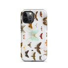 Assorted Moths Flying Creatures Taxonomy Iphone Case, 12 Pro / Matte, Butterfly Patterned Phone Case
