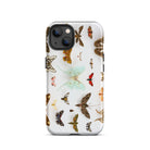 Assorted Moths Flying Creatures Taxonomy Iphone Case, 13 / Matte, Butterfly Patterned Phone Case