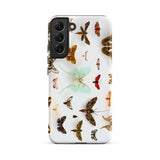 Assorted Moths - Flying Creatures Taxonomy Phone Case, Samsung Galaxy S22 Plus / Matte, Mobile Cases, Toby Leon