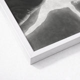 Astral Man - Sascha Schneider Art Print / Canvas White Framed Black Abstract Hypnotist Exudes Sculptural, Invisible Current, one Prints