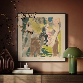 Athletes Dressing - John Copley Art Print / Canvas, Posters Prints & Visual Artwork, Toby Leon