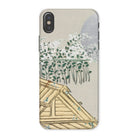 Autumn Flowers (aki no Hana) - Kamisaka Sekka Iphone Case, x / Matte, Phone Case Japanese-style Illustration Bamboo Wooden Roof