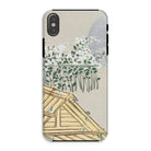 Autumn Flowers (aki no Hana) Kamisaka Sekka Iphone Case, Xs / Matte, Phone Case Japanese Style Artwork Bamboo Leaves Wooden Roof