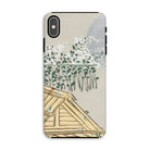 Autumn Flowers (aki no Hana) - Kamisaka Sekka Iphone Case, Xs Max / Matte, Phone Case Minimalist Artistic Design Wooden Roof Foliage