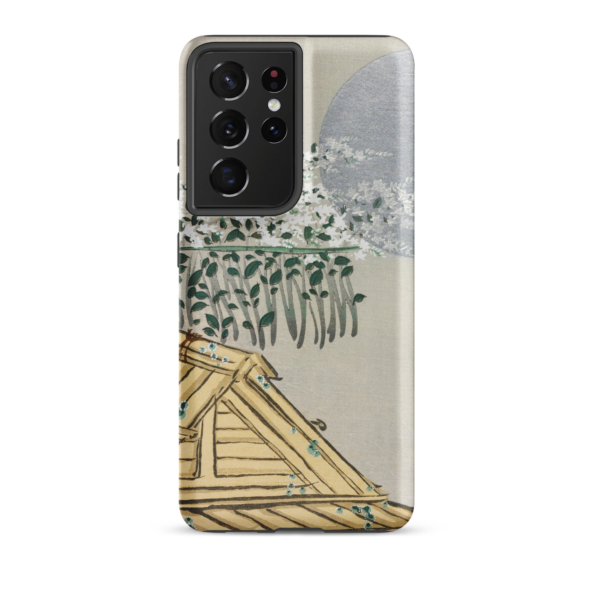 Autumn Flowers (aki no Hana) Kamisaka Sekka Samsung Case, Galaxy S21 Ultra / Matte, Smartphone Case House Trees Moon