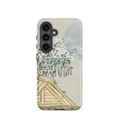 Autumn Flowers (aki no Hana) Kamisaka Sekka Samsung Case, Galaxy S24 / Matte, Smartphone Case Whimsical Hand Drawn Design Foliage Moon