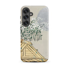 Autumn Flowers (aki no Hana) Kamisaka Sekka Samsung Case, Galaxy S25 Plus / Matte, Smartphone Case Painted Scene House Roof Green Plants