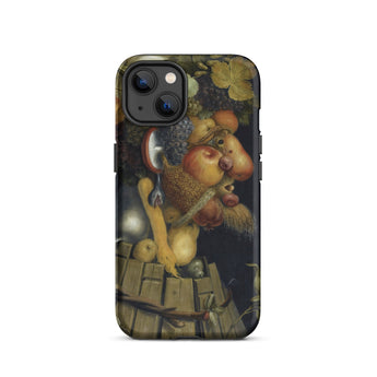 Autumn - Giuseppe Arcimboldo Iphone Case, 13 / Matte, Black Iphone Case Renaissance-style Fruit Animal Composite Portrait