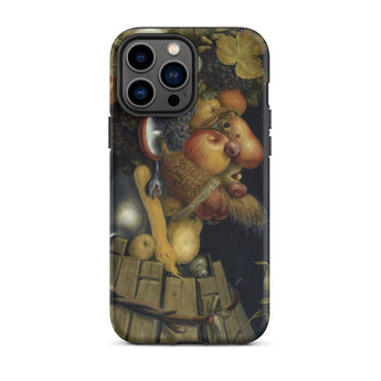 Autumn - Giuseppe Arcimboldo Iphone Case, 13 Pro Max / Matte, Black Smartphone Classical Fruit Vegetable Life Painting