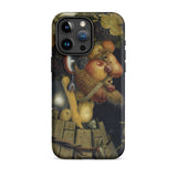 Autumn - Giuseppe Arcimboldo Iphone Case, 15 Pro Max / Matte, Black Smartphone Case Classical Fruit Portrait