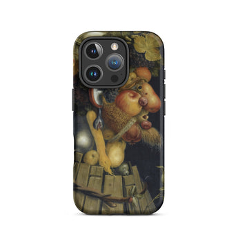 Autumn - Giuseppe Arcimboldo Iphone Case, 16 Pro / Matte, Phone Case Classical-style Life Painting Fruits Squirrel