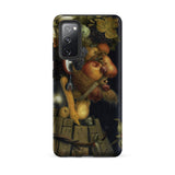 Autumn - Giuseppe Arcimboldo Samsung Case, Galaxy S20 Fe / Matte, Black Smartphone Case Classical Fruit-and-vegetable Portrait