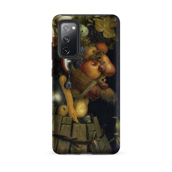 Autumn - Giuseppe Arcimboldo Samsung Case, Galaxy S20 Fe / Matte, Black Smartphone Case Classical Fruit-and-vegetable Portrait