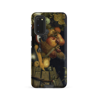 Autumn - Giuseppe Arcimboldo Samsung Case, Galaxy S20 / Matte, Black Smartphone Colorful Fruit-and-animal-themed Protective Case