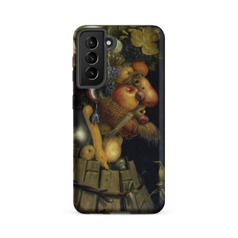 Autumn - Giuseppe Arcimboldo Samsung Case, Galaxy S21 Fe / Matte, Black Smartphone Case Classic Fruit Vegetable Life Painting