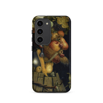 Autumn - Giuseppe Arcimboldo Samsung Case, Galaxy S23 / Matte, Black Smartphone Case Classical Fruit-head Painting