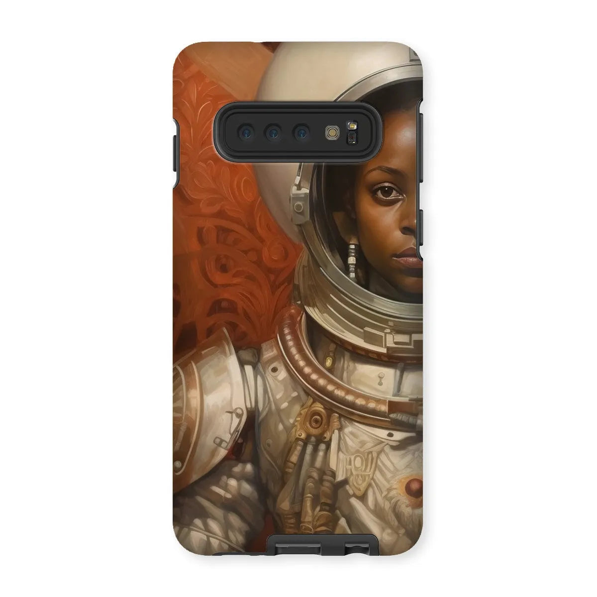 Ava - Black Lesbian Astronaut Aesthetic Phone Case - Samsung Galaxy S10 / Matte - Mobile Phone Cases - Aesthetic Art