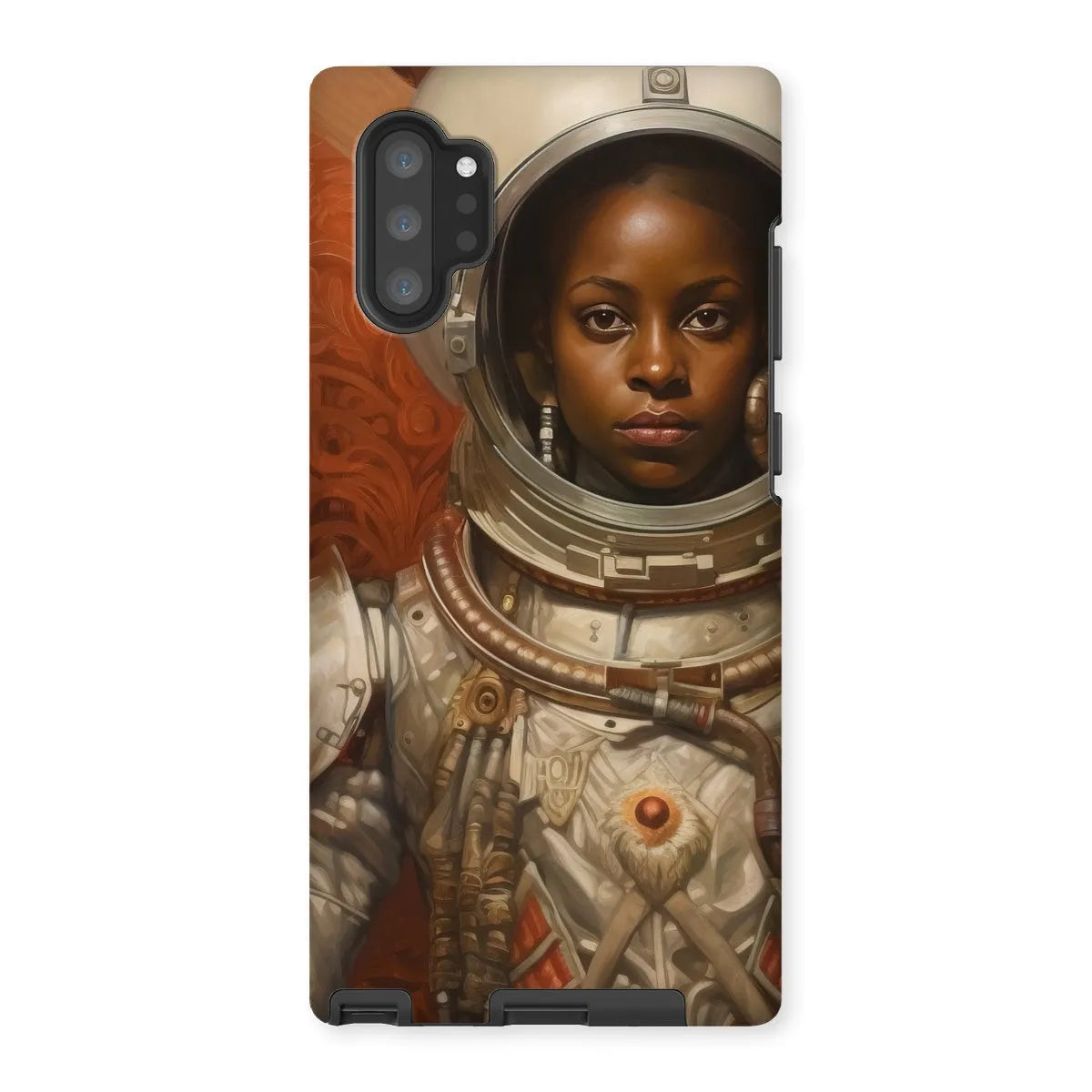Ava - Black Lesbian Astronaut Aesthetic Phone Case - Samsung Galaxy Note 10p / Matte - Mobile Phone Cases - Aesthetic