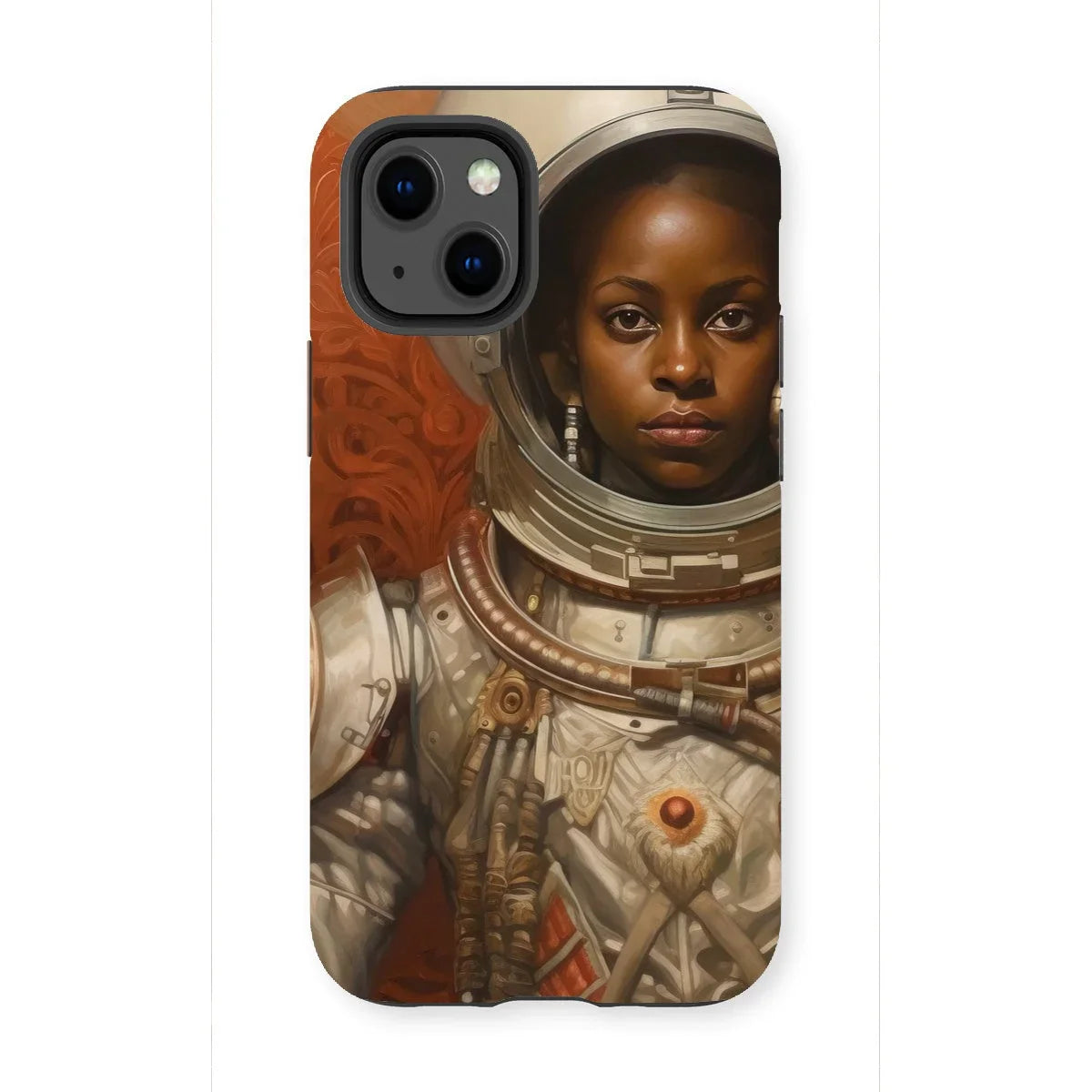 Ava - Black Lesbian Astronaut Iphone Case 13 Mini / Matte Mobile Phone Cases