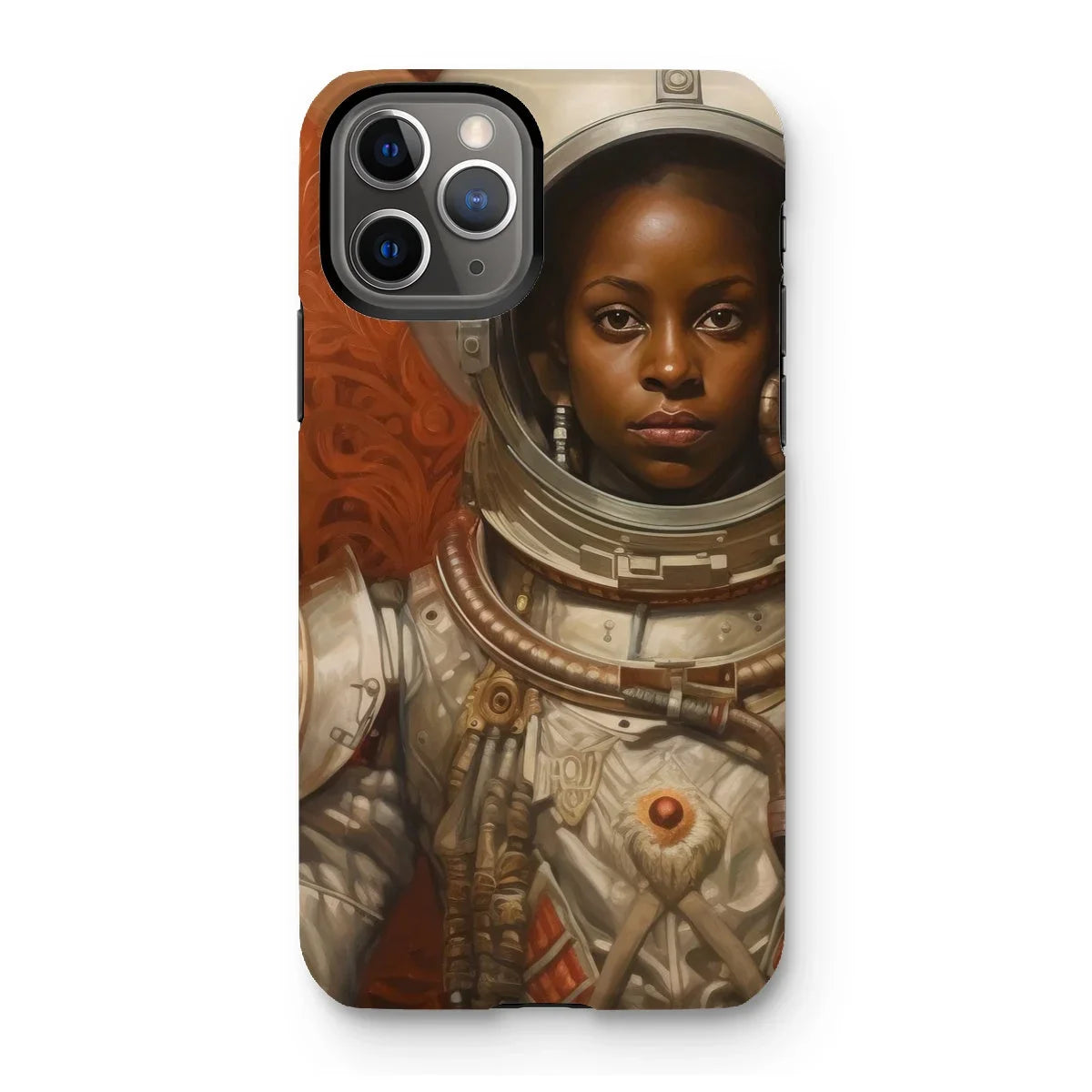 Ava - Black Lesbian Astronaut Iphone Case 11 Pro / Matte Mobile Phone Cases