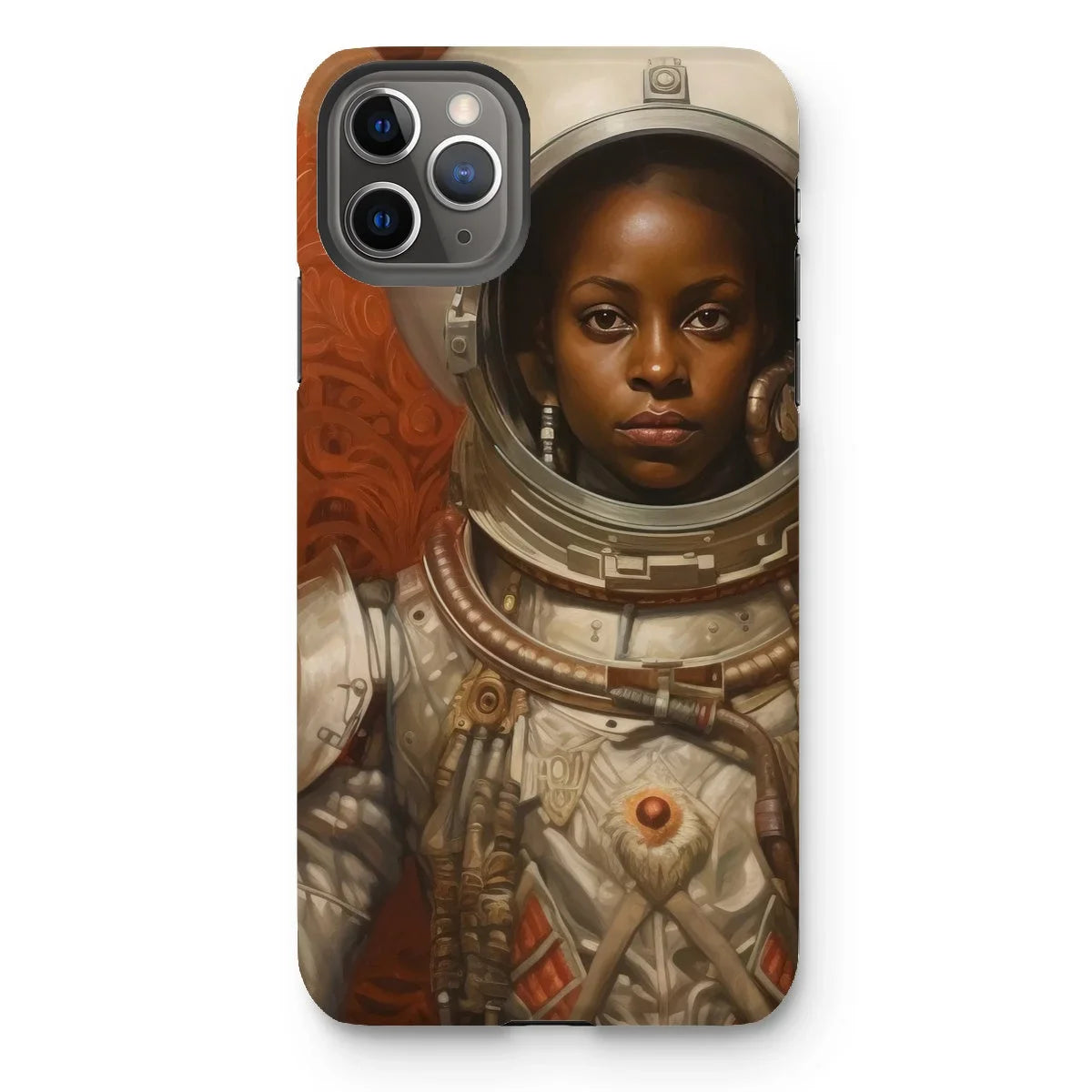 Ava - Black Lesbian Astronaut Iphone Case 11 Pro Max / Matte Mobile Phone Cases