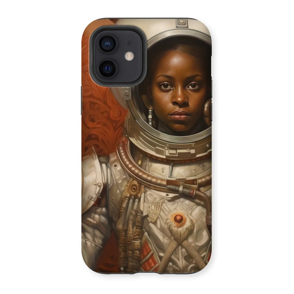 Ava The Lesbian Astronaut - Sapphic Aesthetic Phone Case - Iphone 12 / Matte - Mobile Phone Cases - Aesthetic Art