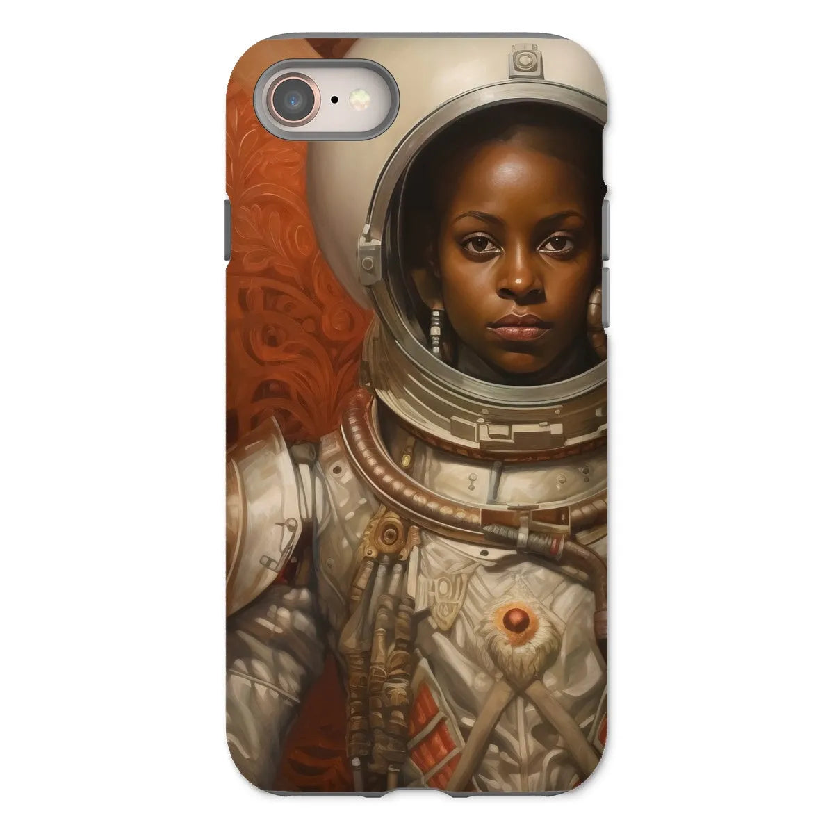 Ava The Lesbian Astronaut - Sapphic Aesthetic Phone Case - Iphone 8 / Matte - Mobile Phone Cases - Aesthetic Art