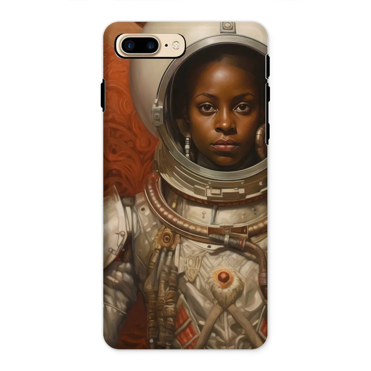 Ava The Lesbian Astronaut - Sapphic Aesthetic Phone Case - Iphone 8 Plus / Matte - Mobile Phone Cases - Aesthetic Art